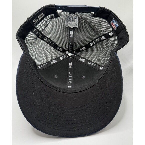 Dallas Cowboys Hat Cap Snap Back NFL Football Navy Blue Grey 9FIFTY Mens New Era - Picture 3 of 3